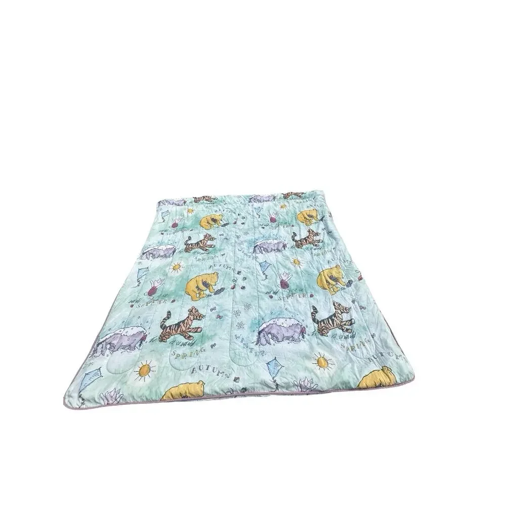 Vintage Classic Pooh Comforter Queen Reversible Four Seasons With Pillow Case